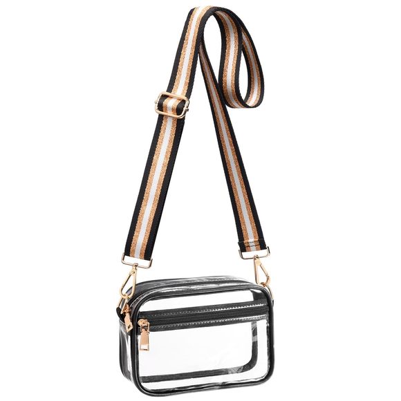 Clear Crossbody Bag Stadium Aroved, Clear Purses, Small Clear :) - Picture 1 of 6